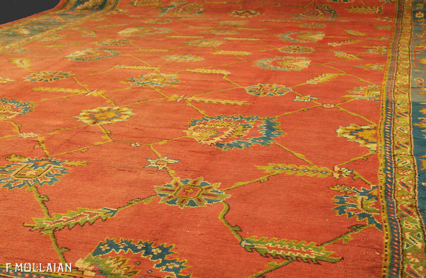 Antique Turkish Ushak (Oushak) Carpet n°:20624826